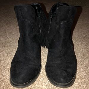 Not Rated Fringe Booties